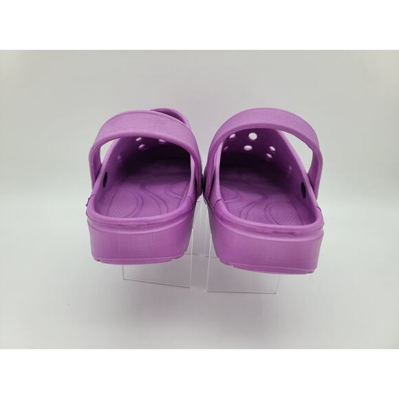 Crane Womens Shoes Classic Clogs Slip On Size 7/8 Lavender Pool Garden - Picture 5 of 7
